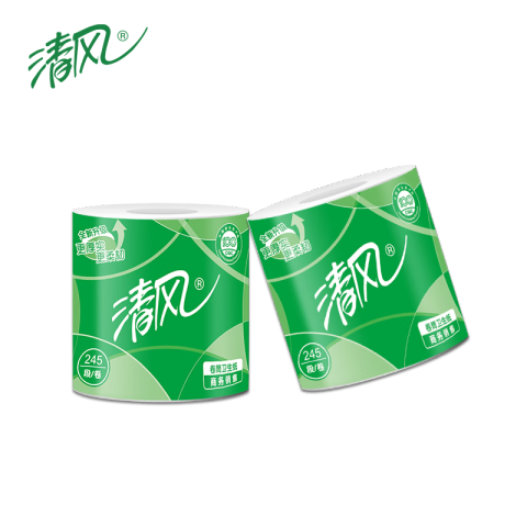 Breeze/清风 3层平纹245段卷筒卫生纸 B22AA3S 10卷*10提/袋
