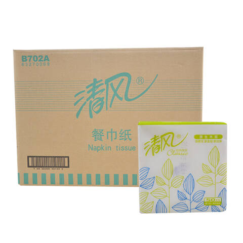 Breeze/清风 单层50张餐巾纸 B702A 50张*96包/箱