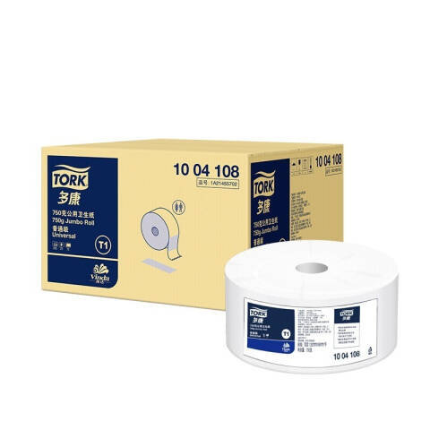 TORK/多康 2层750g双层大卷卫生纸 1004108 12卷/箱