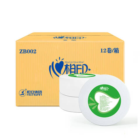 Mind Act Upon Mind/心相印 2层280米大卷纸 ZB002 12卷/箱