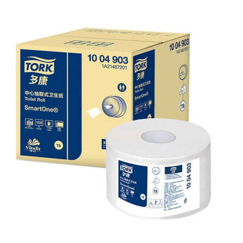 TORK/多康 SmartOne2层1030节中心抽大卷卫生纸 1004903 12卷/箱