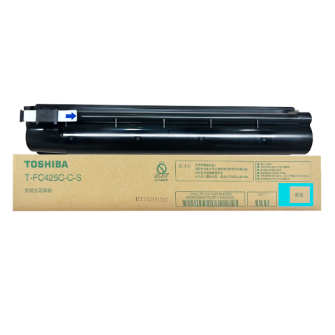TOSHIBA/东芝 墨粉，T-FC425CCS 青 约3300页 适用e2020/2520/2525/3025/3525/4525/5525