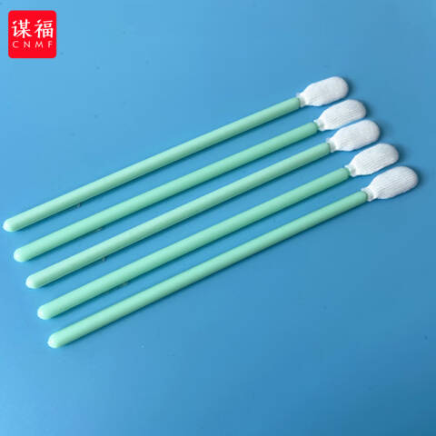 CNMF/谋福 6199 超细无尘布净化棉签不掉屑镜头显示屏线路板擦拭棒 无尘布中扁头（100只） 100019717535