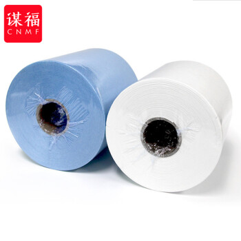 CNMF/谋福 8266 工业无尘擦拭纸 吸油纸无尘纸大卷纸静电除尘纸 500张/卷 （大卷纸 白色款） 100010597908