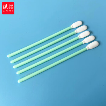 CNMF/谋福 6199 超细无尘布净化棉签不掉屑镜头显示屏线路板擦拭棒 海绵中扁头（100只） 100019717393
