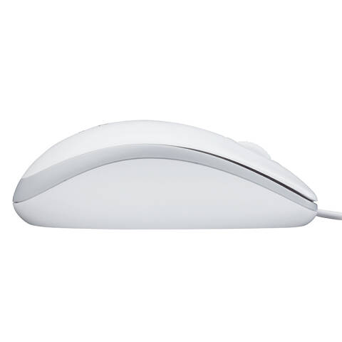 罗技Logitech 有线鼠标，M100R USB （白色）