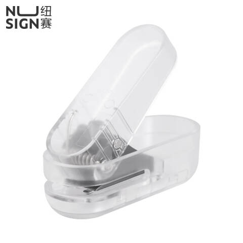 得力deli 纽赛NS088S打孔机(透明本色)(1台打孔机/盒)
