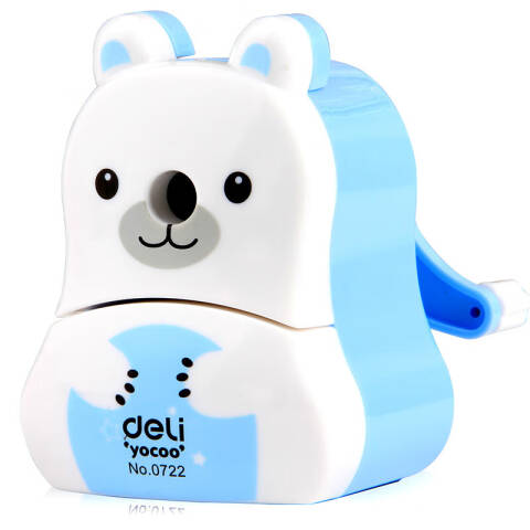 Deli/得力 0722削笔机(浅蓝)