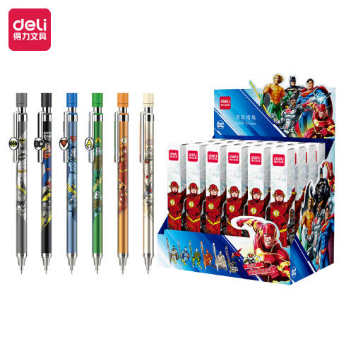 Deli/得力 SL103正义联盟活动铅笔盲盒0.7mm(混)(盒)