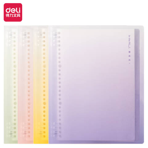 Deli/得力 纽赛NS320活页本B5-40张(混)(本)
