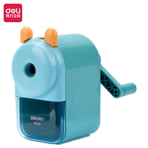 Deli/得力 0642S大口径手摇削笔机(蓝色)(盒)