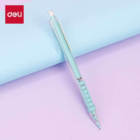 Deli/得力 SH139自动出芯塑料活动铅笔0.5mm(绿)(袋)