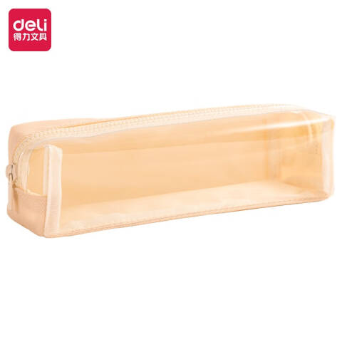 Deli/得力 66683A少女心博物馆小方包多用途笔袋(米-少女心博物馆)(个)