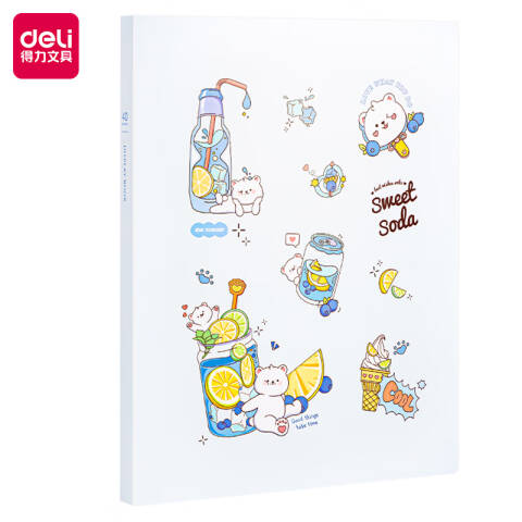Deli/得力 PQ312-T40_40页资料册(蓝)(个)