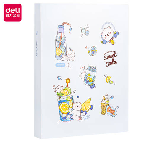 Deli/得力 PQ312-T60_60页资料册(蓝)(个)