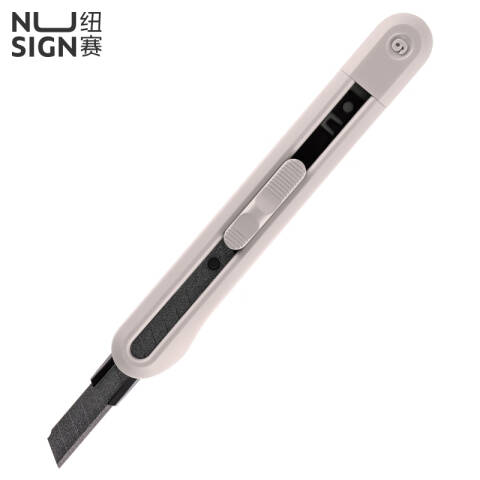 Deli/得力 纽赛NS063T特氟龙小号美工刀(灰)(把)