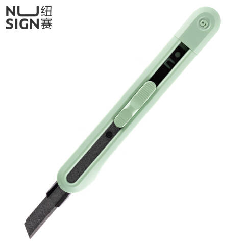 Deli/得力 纽赛NS063T特氟龙小号美工刀(绿)(把)