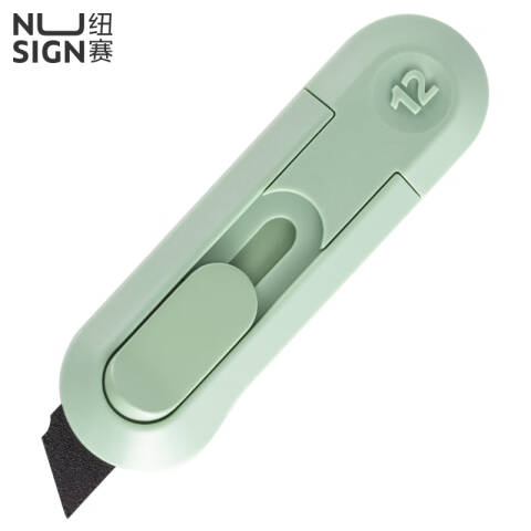 Deli/得力 纽赛NS065T特氟龙迷你美工刀(绿)(把)