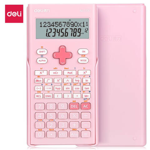 Deli/得力 1700函数型计算器(浅粉色)(台)