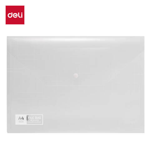 Deli/得力 5501ES文件袋(透明)(只)