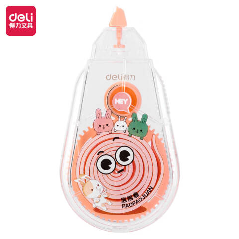 Deli/得力 VR126卷卷修正带(红)(个)