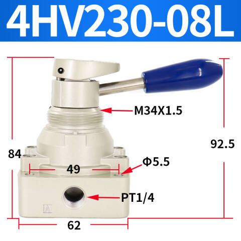 AirTAC/亚德客 4HV系列手转阀 4HV23008L