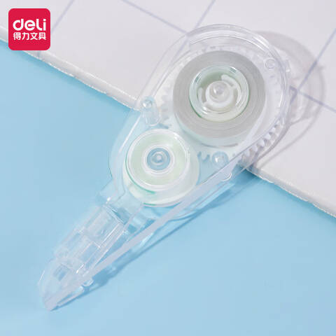 Deli/得力 VR2-6TX按动密封门修正带替芯5mm*6m膜带(透明本色)(个)