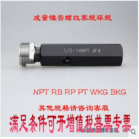 CL/成量 螺纹环塞规 环规NPT 6