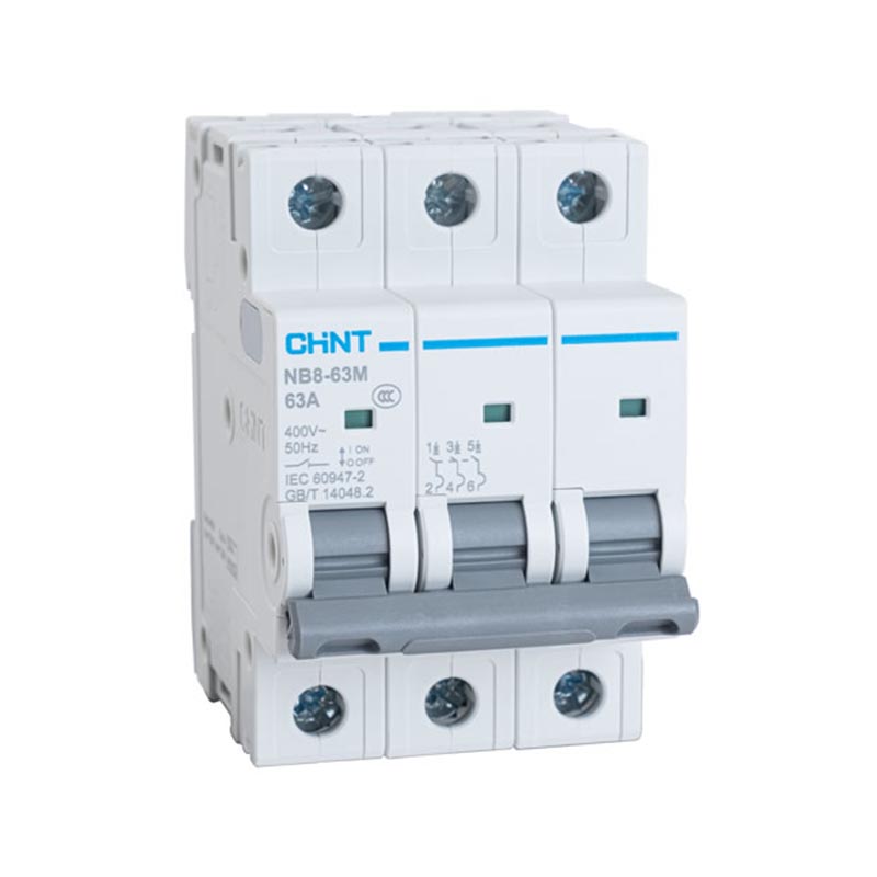 CHINT/正泰 NB8-63M 单磁式断路器 NB8-63M 3P 10A 8In(C)(环保)