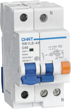 CHINT/正泰 NB1LE 剩余电流动作断路器 1只/盒，63只/箱 NB1LE-40 1P+N C32 30mA（R）