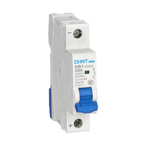 CHINT/正泰 NB1-63 微型断路器 NB1-63DC 4P C20A DC1000V 6kA(R)