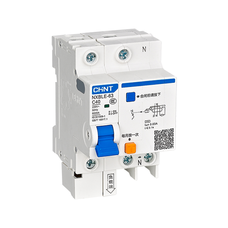 CHINT/正泰 NXBLE-63 剩余电流动作断路器 NXBLE-63 1P+N B50 300mA 6kA