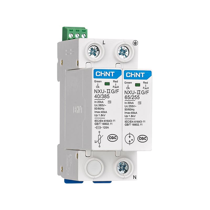 CHINT/正泰 NXU 电涌保护器 NXU-ⅡG 20kA/385V 1P+N