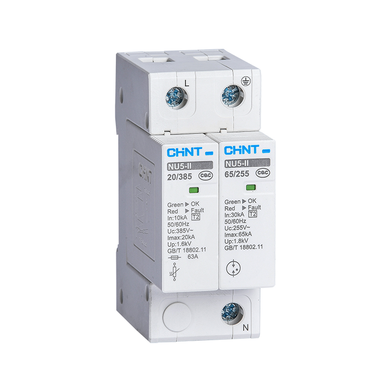 CHINT/正泰 NU5 电涌保护器 NU5-Ⅱ 20kA/275V 1P+N(R)