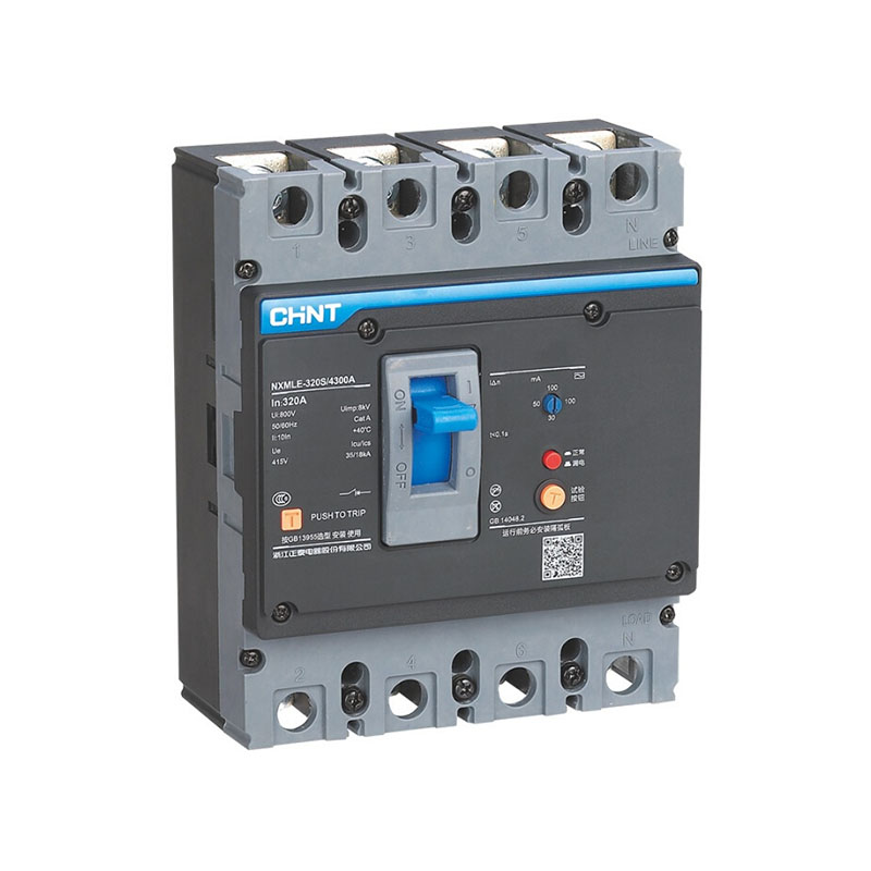 CHINT/正泰 NXMLE 塑壳漏电保护断路器 NXMLE-400H/4378B 350A C AC230V