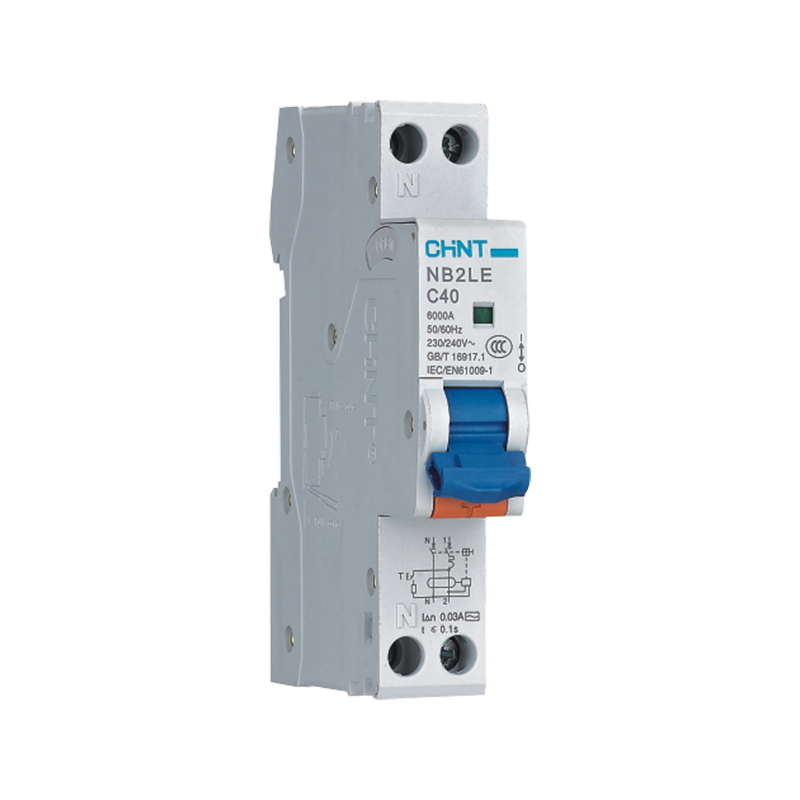 CHINT/正泰 NB2LE-80ZT 剩余电流动作断路器 NB2LE-80ZT 1P+N C10 30mA AC型 6kA 环保