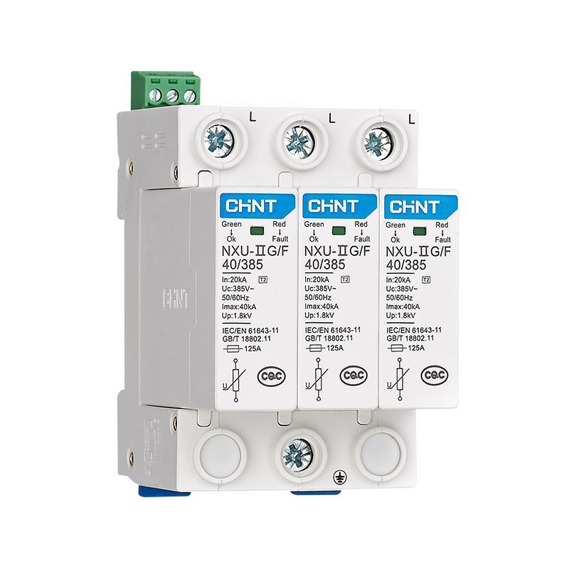 CHINT/正泰 NXU 电涌保护器 NXU-ⅡG 100kA/275V 3P