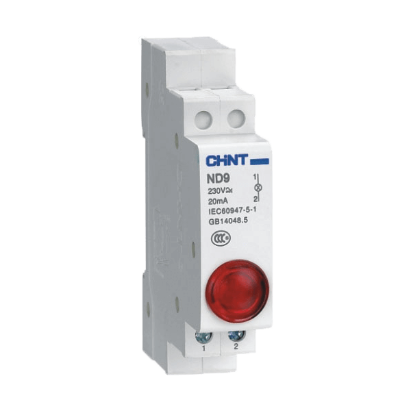CHINT/正泰 ND9 模数化指示灯 ND9-2/RY 12V 二回路 红灯+黄灯(R)