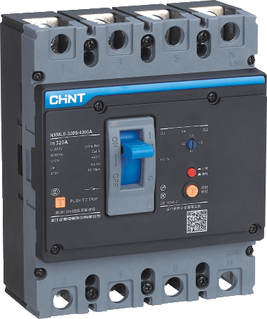 CHINT/正泰 NXMLE 塑壳漏电保护断路器 NXMLE-125S/4300A 50A C 漏电报警不跳闸