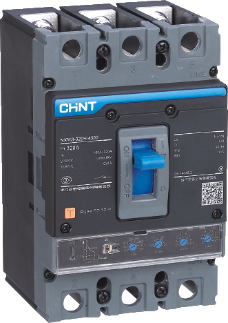 CHINT/正泰 NXMS 塑壳断路器 带欠压脱扣器+辅助触头 NXMS-160H/3370 125A AC400V