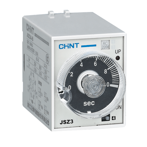 CHINT/正泰 JSZ3 时间继电器 JSZ3F 60s AC380V