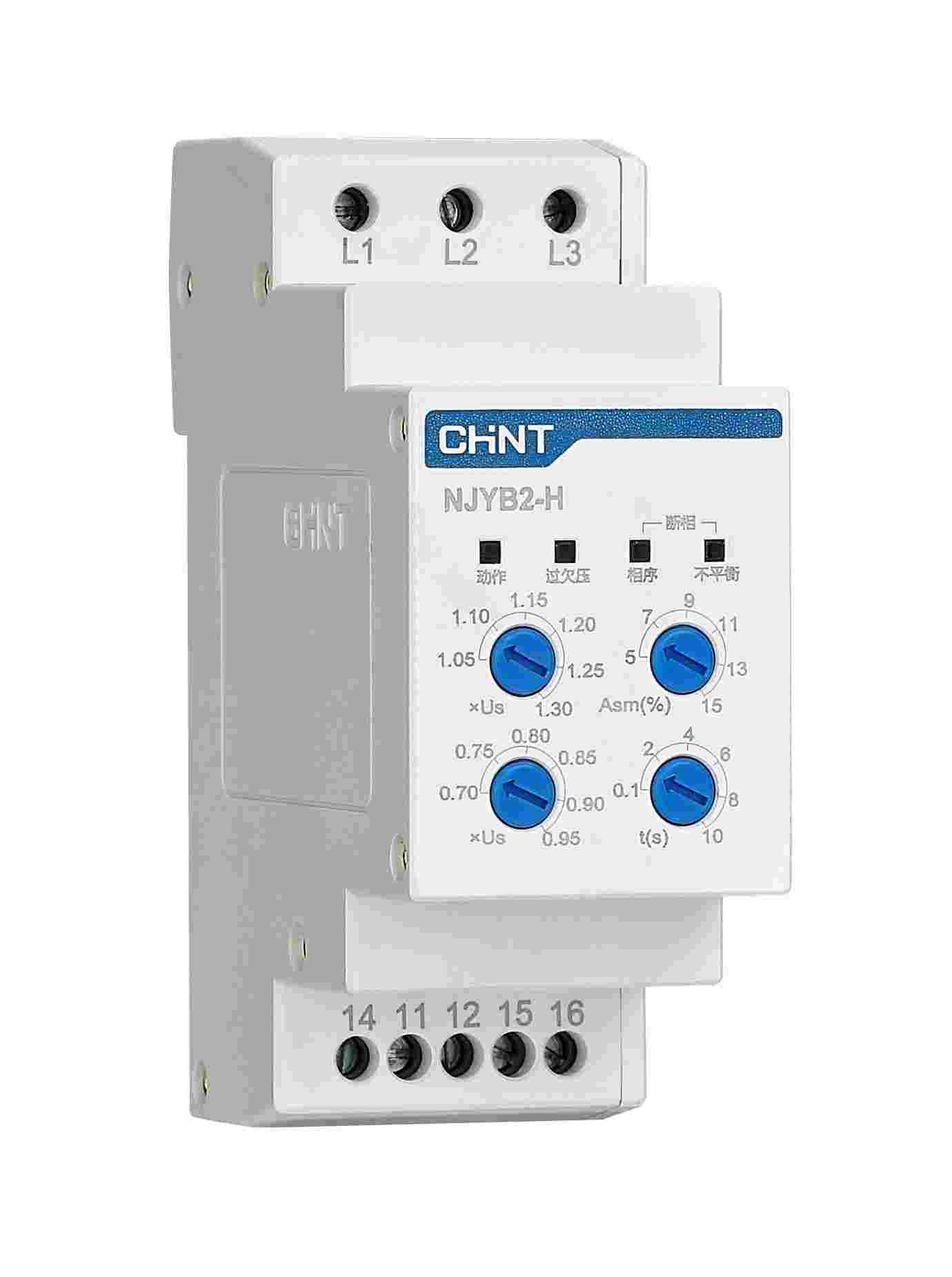 CHINT/正泰 NJYB2 三相监视继电器 NJYB2-G AC415V(R)