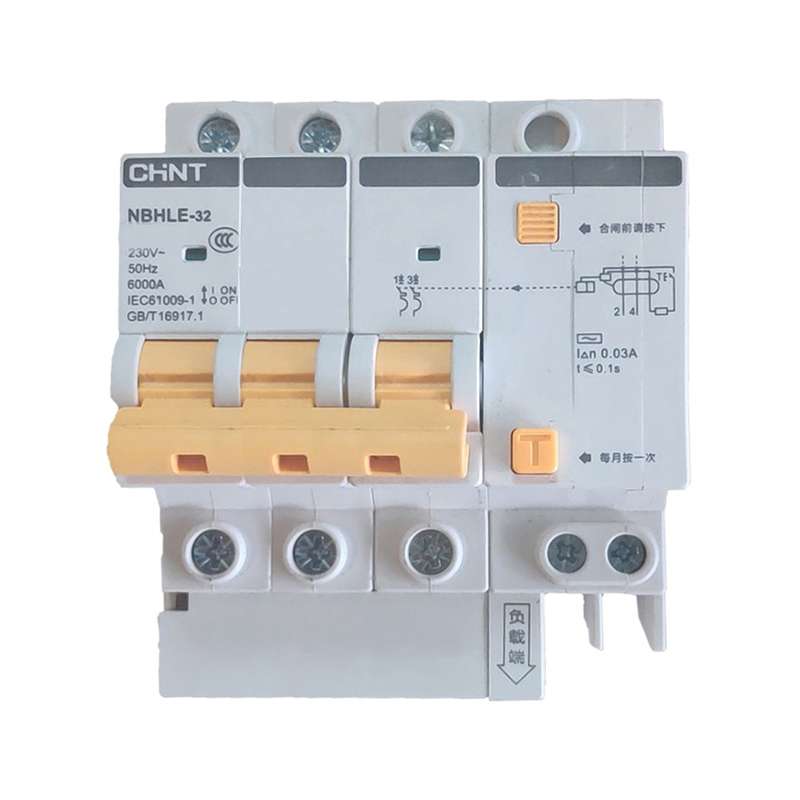CHINT/正泰 NBHLE-32 剩余电流动作断路器 NBHLE-32 3P B16 100mA