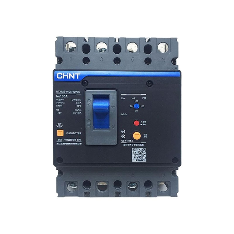 CHINT/正泰 NXMLE 塑壳漏电保护断路器 带分励脱扣器 NXMLE-160H/4310B 125A A DC24V