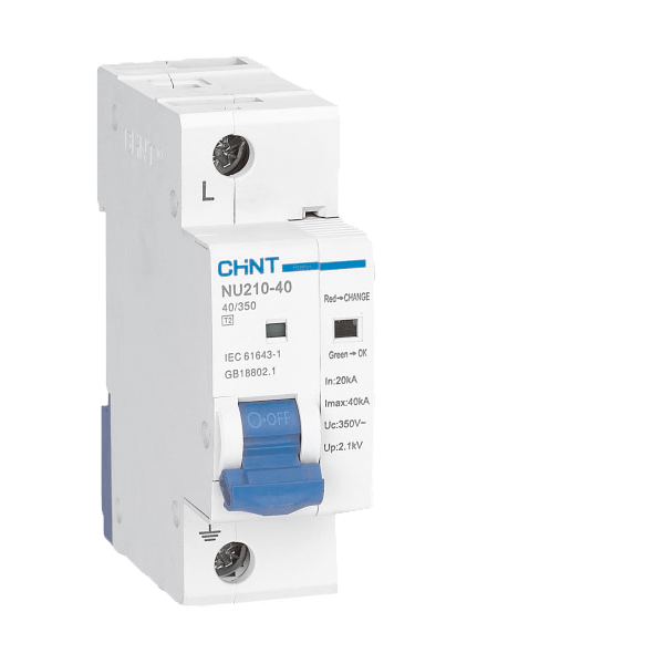 CHINT/正泰 NU210-40 电涌保护器 NU210-40 40/350F 1P