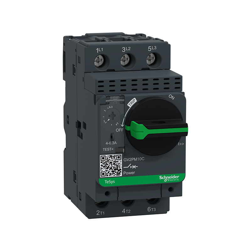 施耐德 国产GV2电动机热磁断路器 GV2-PM10C 4.0-6.3A
