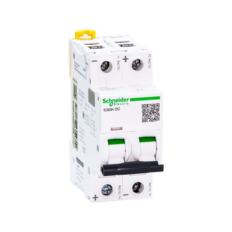 施耐德 iC65H-DC直流微型断路器 Acti9 iC65H DC 2P C 10A MCB