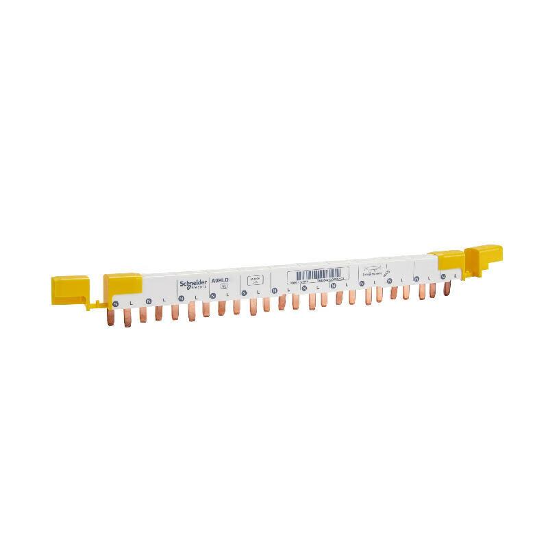 施耐德 A9电气附件 梳状母排 24x18mm梳状母排，适用于1P+N(18mm) MCB
