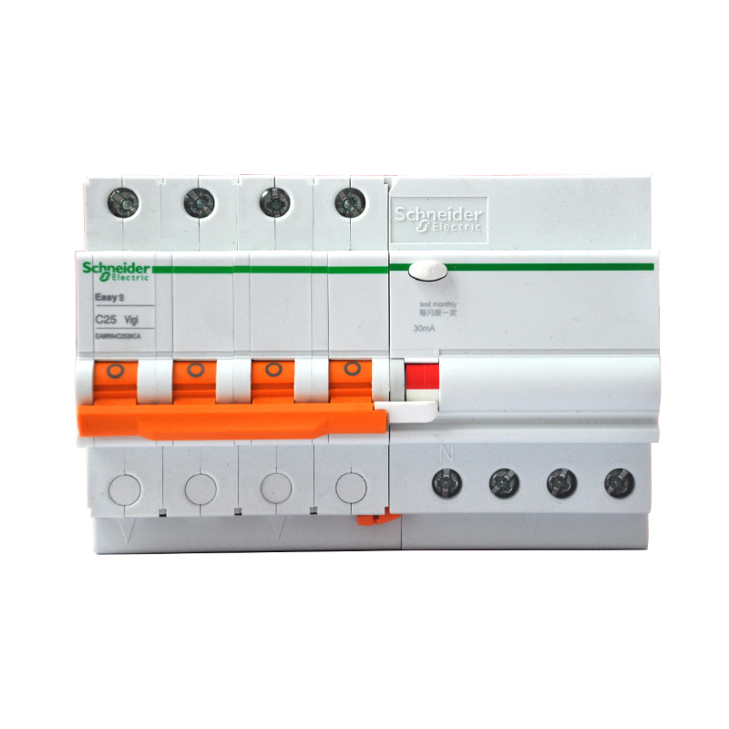 施耐德 EA9R漏电保护断路器 EA9R 4P C63A 30mA A类