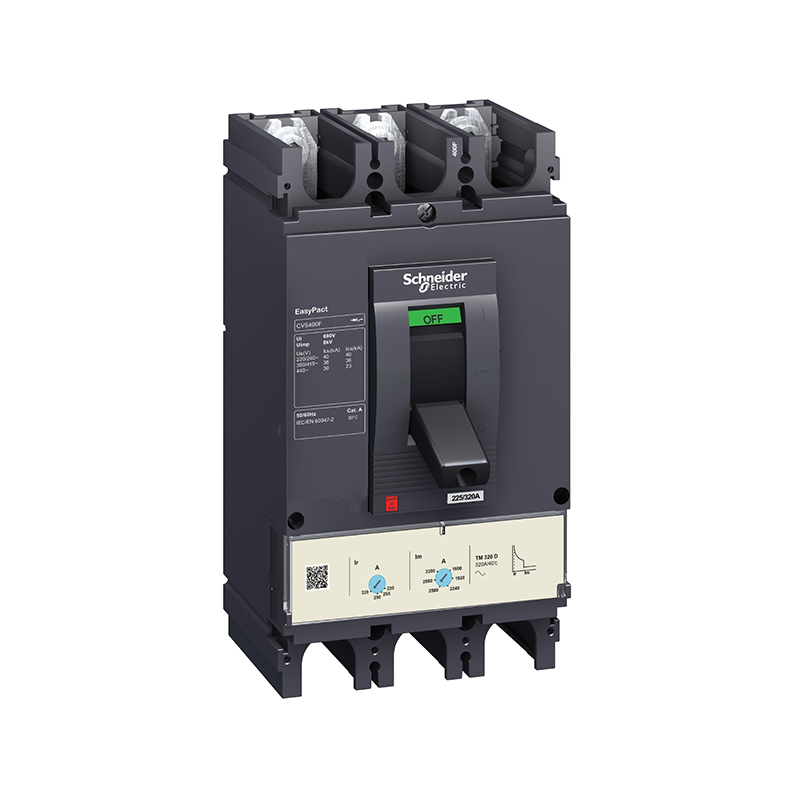 施耐德 CVS交流塑壳配电保护断路器 CVS400F TM320D 3P3D(3P)固定式前接线